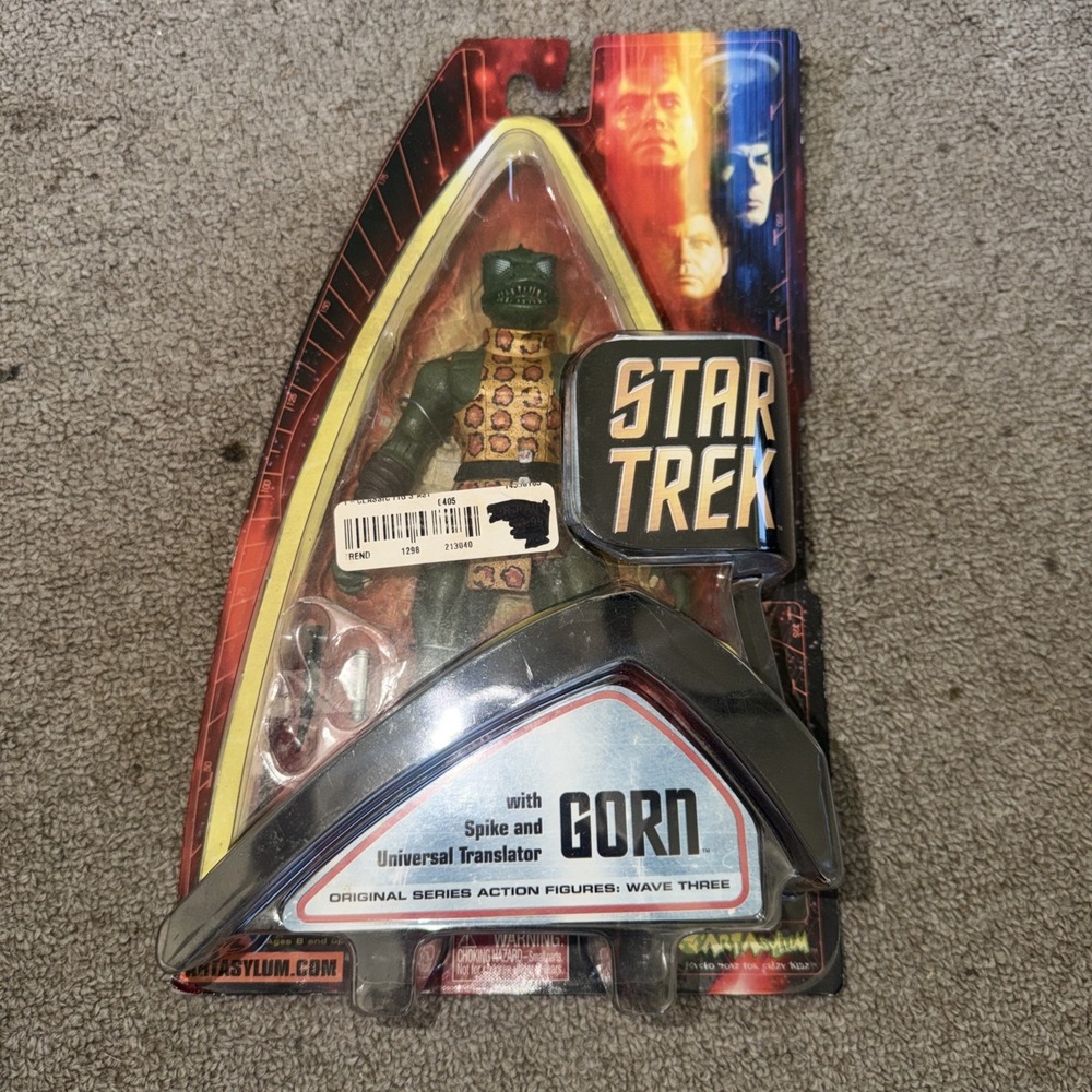 Star Trek‎ TOS Gorn Action Figure (Art Asylum, 2004/2005, Wave 3) - NEW